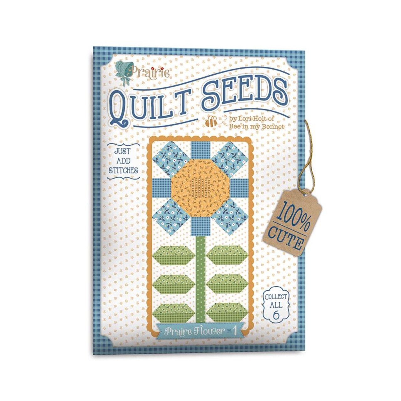 Riley Blake Designs Lori Holt Prairie Flower 1 Quilt Seeds Block Pattern ST-25524